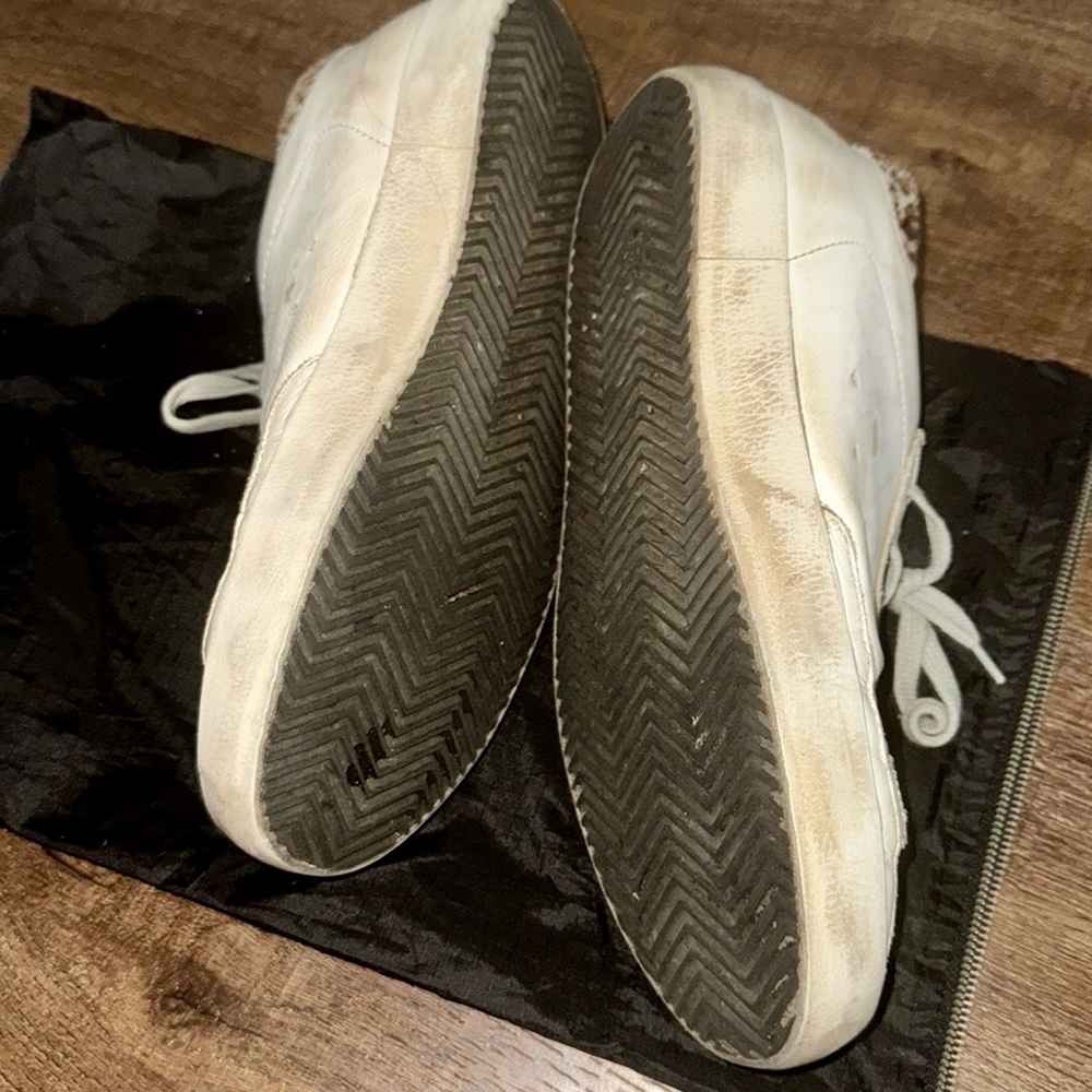 Golden Goose White and Black Sneakers - Picture 6 of 6
